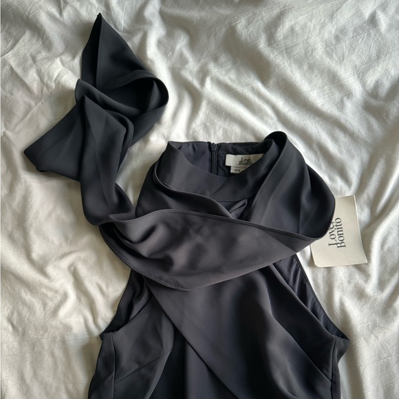 Love Bonito | Sola Halter Midi Dress - Picture 4 of 5